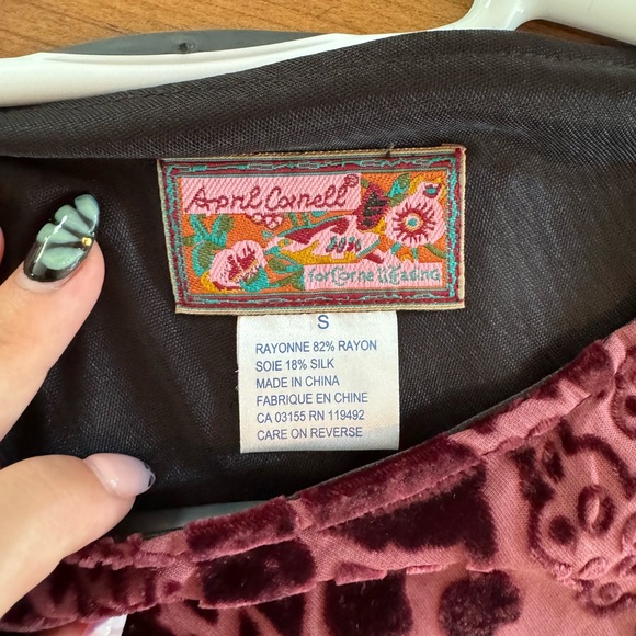 april cornell purple sundress - Picture 3 of 3